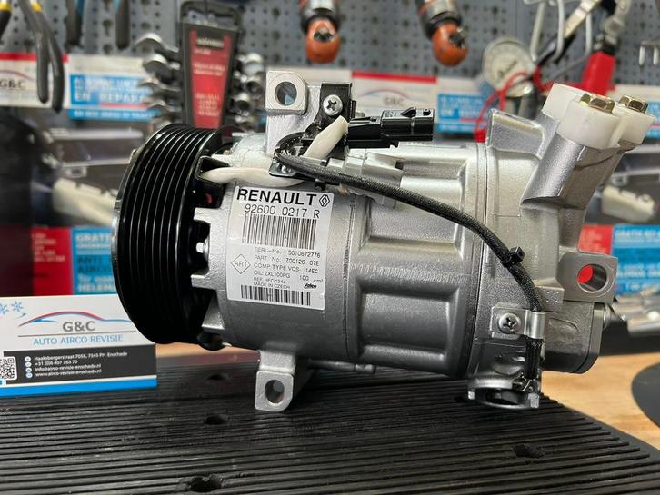 Originele Renault Megane aircopomp + montage, Auto diversen, Overige Auto diversen, Ophalen of Verzenden