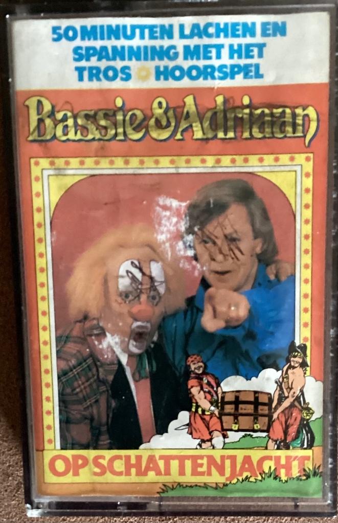 Bassie en Adriaan op schattenjacht, Gebruikt, Kinderen en Jeugd, 1 bandje, Ophalen of Verzenden