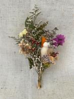 Vrolijk boeket droogbloemen, Ophalen of Verzenden, Gebruikt