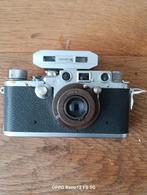 Leica camera met Leitz Elmar f=5 cm lens, Ophalen of Verzenden, Gebruikt, Spiegelreflex, Leica