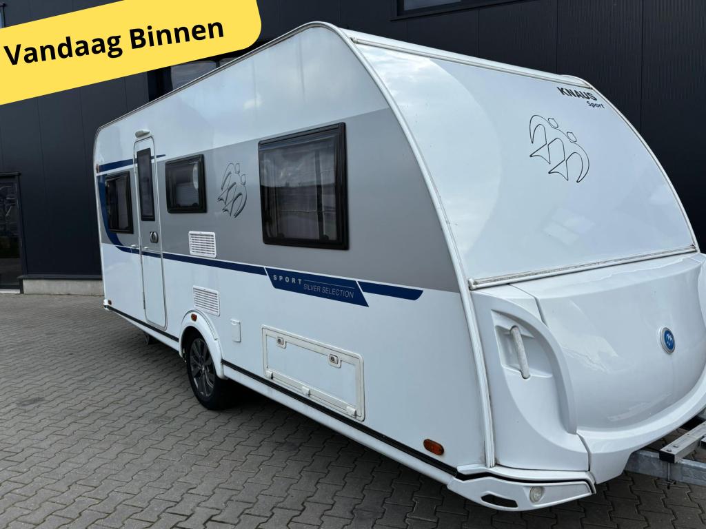 Knaus Sport Silver Selection 500 EU - Mover - Enkele Bedden, Rondzit, Particulier, Ringverwarming, 5 tot 6 meter
