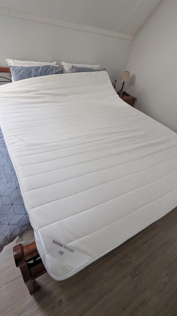 Topper opdekmatras topmatras ikea Tafjord 160x200 dikte 7cm, Ophalen, Tweepersoons, Zo goed als nieuw, Matras