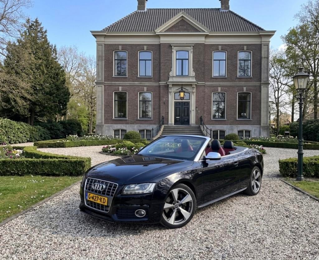 Audi S5 3.0 Tfsi Cabrio Quattro Carbon 2011 Zwart Youngtimer, Automaat, 2995 cc, Cabriolet, 4 stoelen