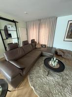 Lederen lounge Bankstel, Ophalen, Zo goed als nieuw, Rechthoekig, Leer