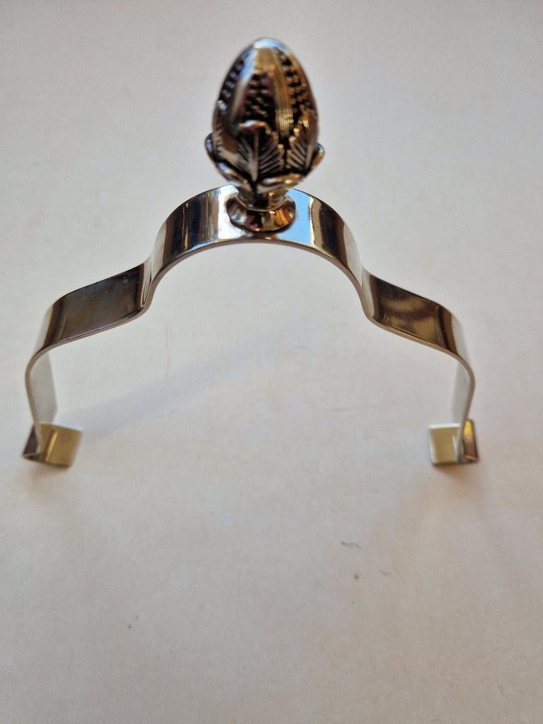 (A) Vintage borddrager verzilverd, Overige materialen, Overige typen, Ophalen of Verzenden, Zo goed als nieuw