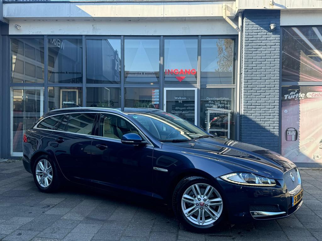 Jaguar XF Sportbrake 2.2D | Clima | Camera | Cruise | Leer, Auto's, Jaguar, Automaat, Euro 5, Achterwielaandrijving, Gebruikt