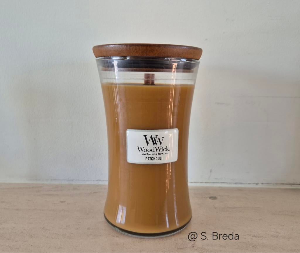 Woodwick | Patchouli | Discontinued Large Nieuw, Overige materialen, Bruin, Nieuw, Ophalen of Verzenden