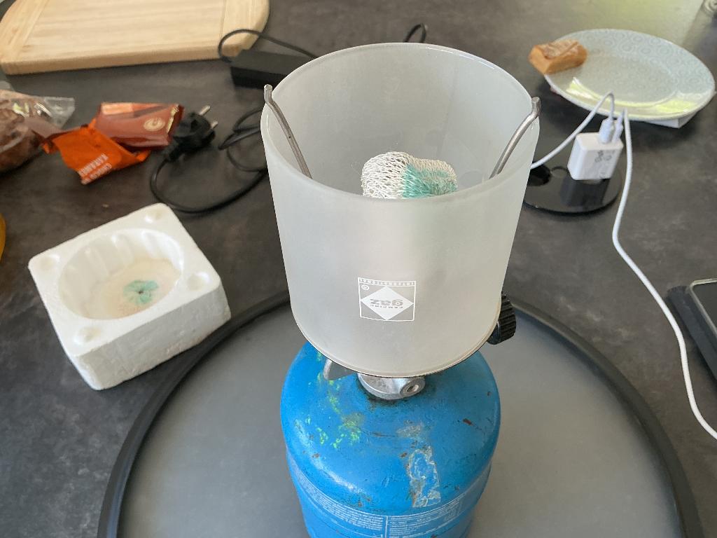 Campingaz lamp, Ophalen of Verzenden, Zo goed als nieuw