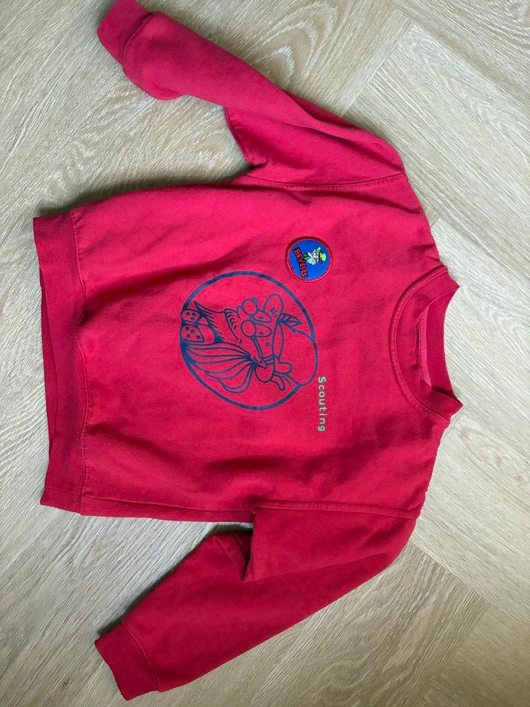 Bever trui maat 128 Scouting, Kinderen en Baby's, Ophalen of Verzenden, Gebruikt, Jongen of Meisje, Trui of Vest