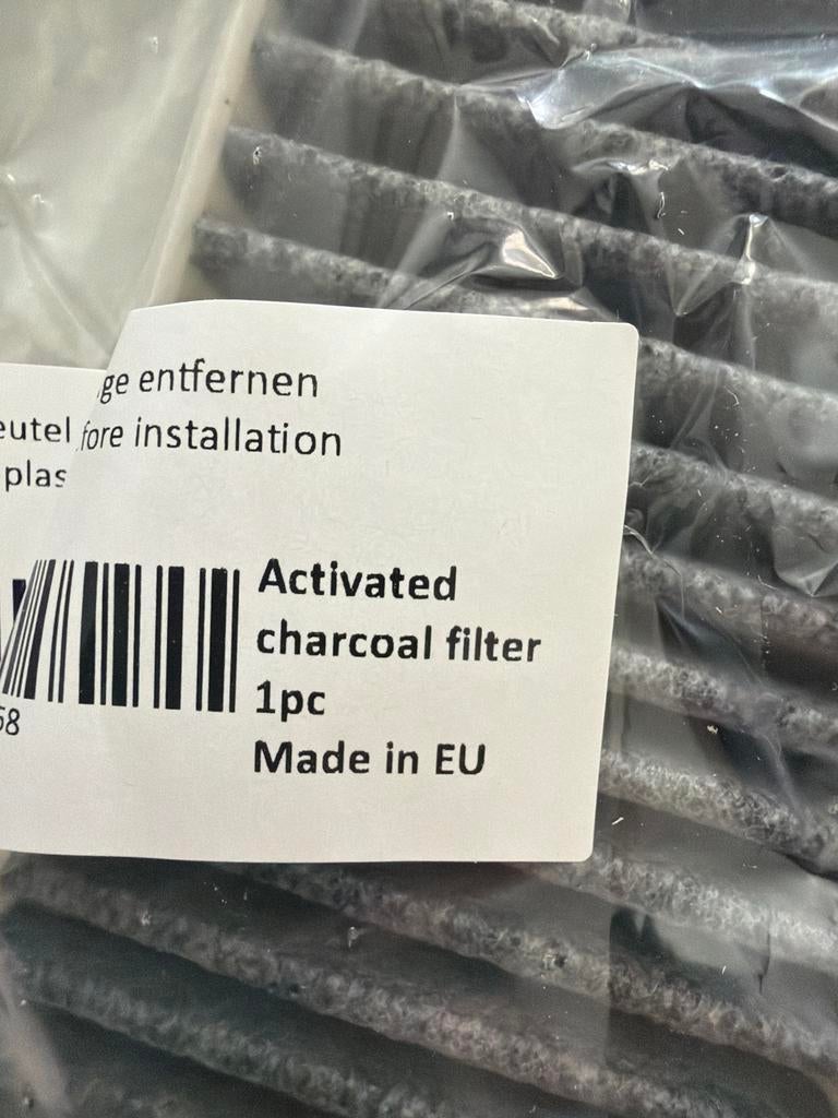 Geactiveerd koolstoffilter (4 stuks) - Nieuw, Ophalen of Verzenden, Nieuw, Universele onderdelen