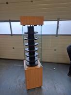 Vitrinekast met draaiplateau werkend, Huis en Inrichting, Kasten | Vitrinekasten, Ophalen of Verzenden, 25 tot 50 cm, 50 tot 100 cm