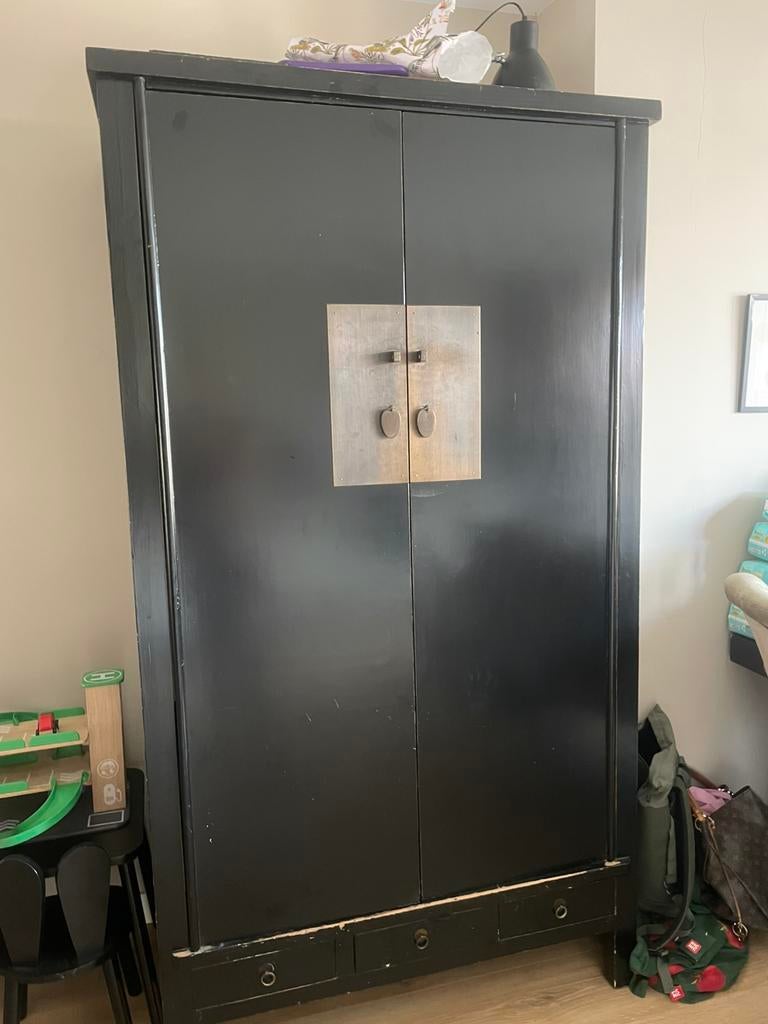 Chinese zwarte kast, Ophalen, Gebruikt