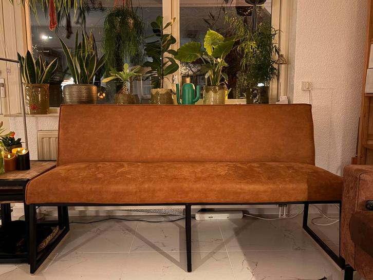 Zeer mooi eetkamerbankje 3 á 4 persoons, Huis en Inrichting, Banken | Sofa's en Chaises Longues, Zo goed als nieuw, Driepersoons