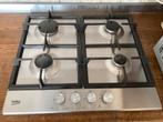 Beko Gasfornuis en Oven Set - Inbouw RVS, Witgoed en Apparatuur, Ophalen, Gebruikt, 4 kookzones, Inbouw