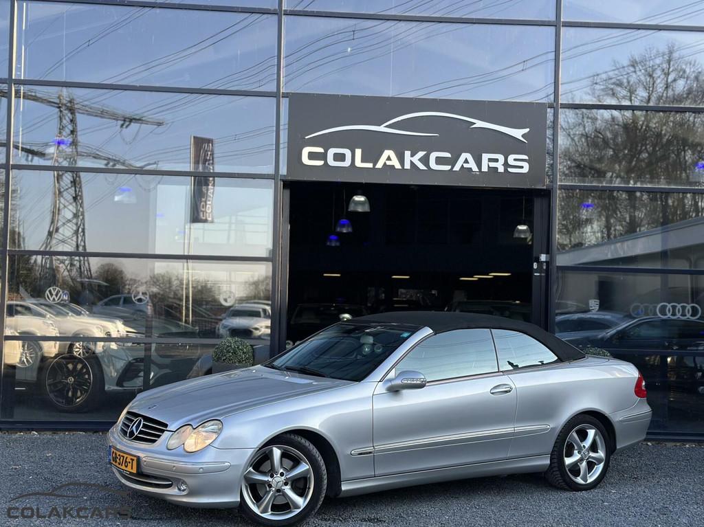 Mercedes CLK-klasse Cabrio 240 Avantgarde leder, Auto's, Mercedes-Benz, Automaat, Achterwielaandrijving, Gebruikt, 2597 cc