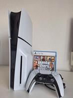 PS5 Slim Disc – ZO GOED ALS NIEUW! – Met Bon + GTA V, Ophalen, Zo goed als nieuw, Playstation 5