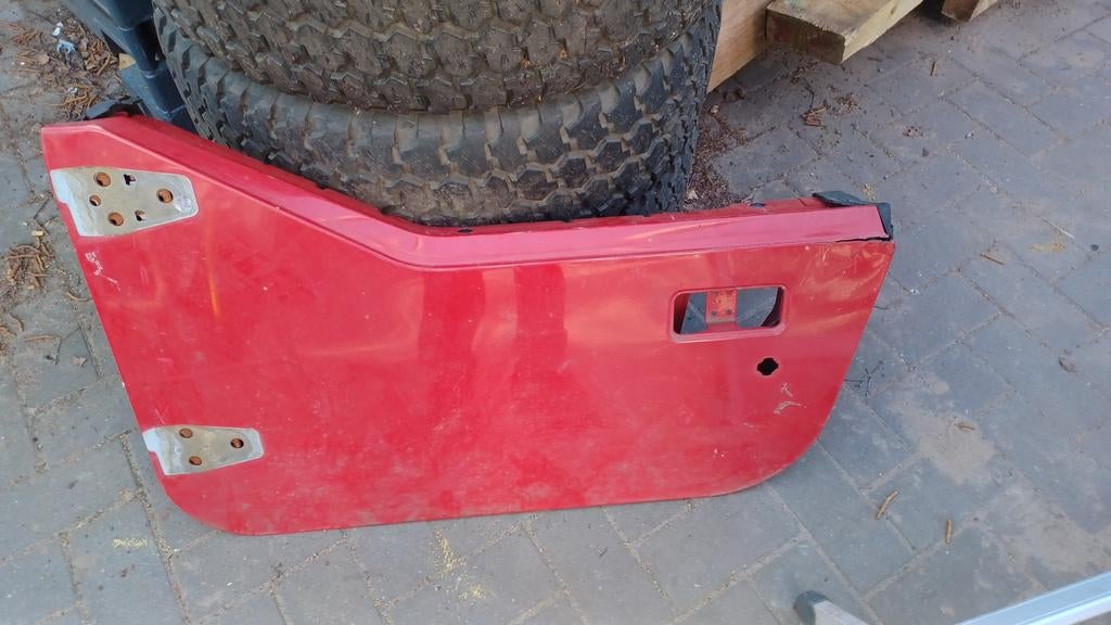 Half deurtje jeep cj7 yj met wat werk links, Auto-onderdelen, Carrosserie en Plaatwerk, Gebruikt, Deur, Links, Ophalen