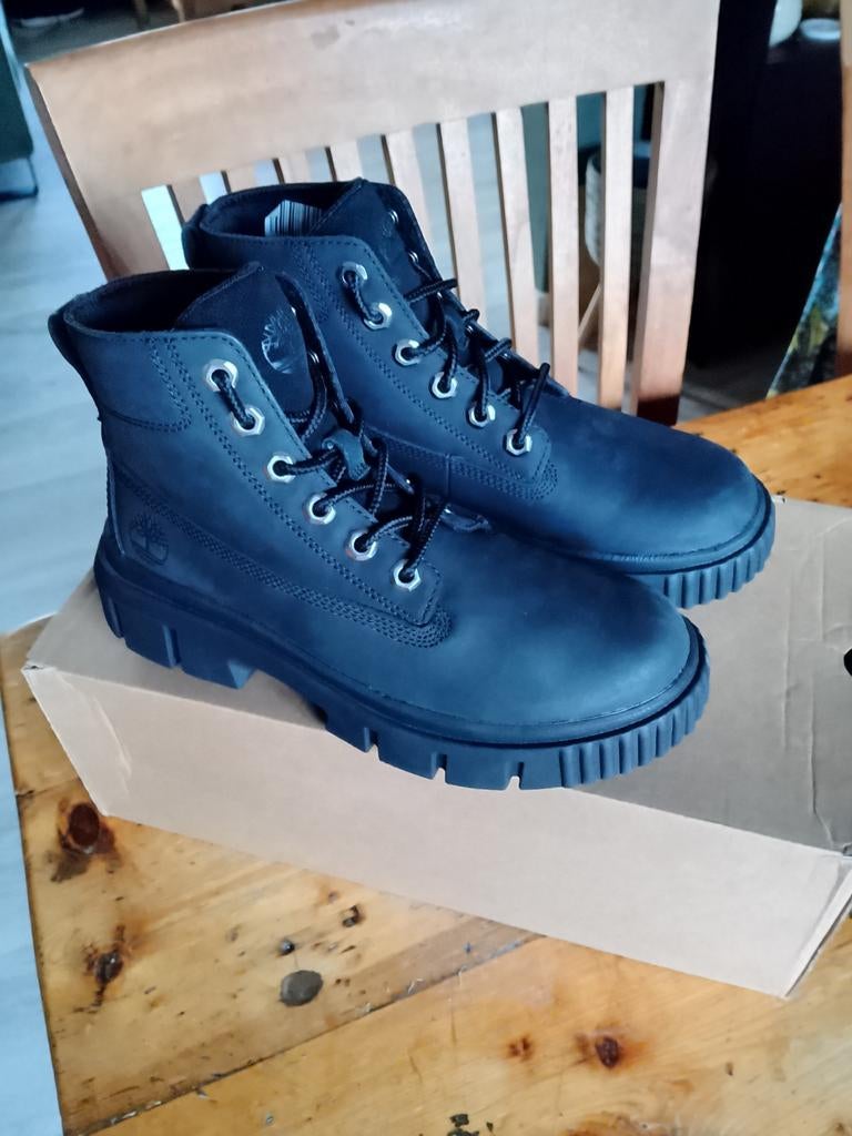 Timberland Greyfield, zwarte nubuck laarzen/boots, Kleding | Dames, Schoenen, Zwart, Lage of Enkellaarzen, Nieuw, Ophalen of Verzenden