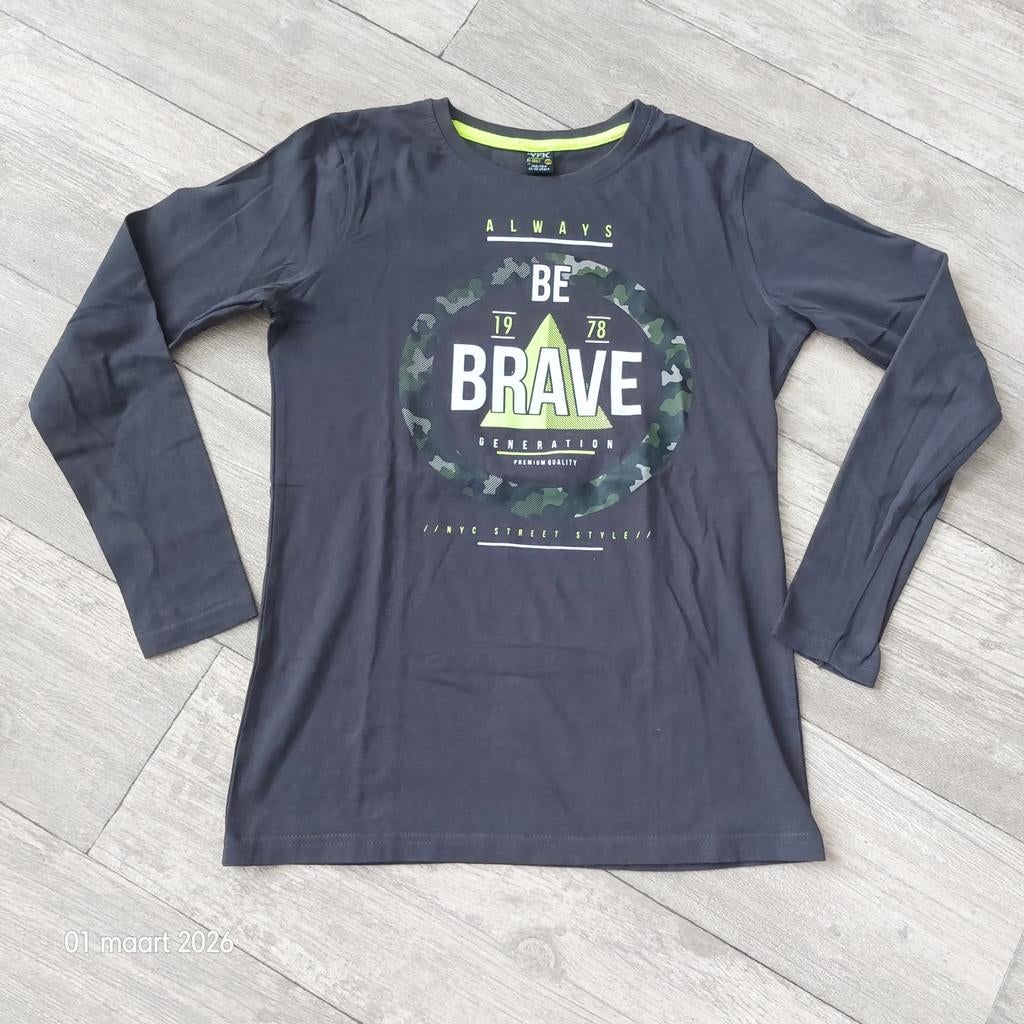 YFK Longsleeve Jongens 158/164, Gebruikt, Ophalen of Verzenden, Y.F.K., Shirt of Longsleeve