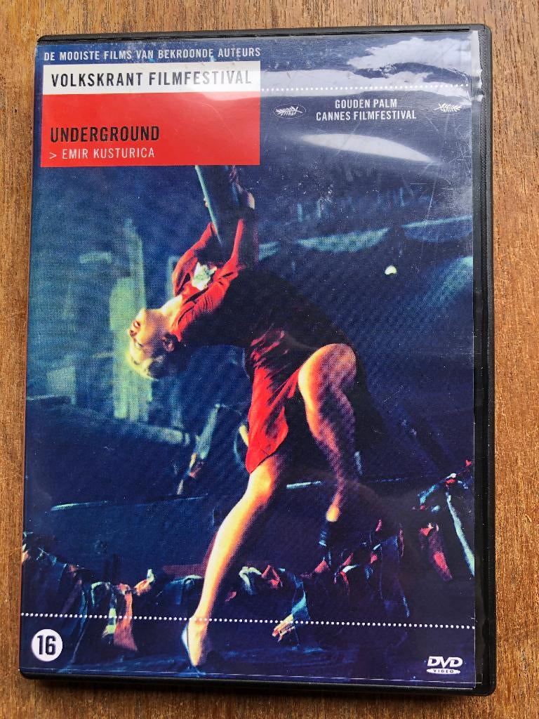 Underground DVD ; Volkskrant film Festival, Vanaf 16 jaar, Ophalen of Verzenden, Zo goed als nieuw, Overige gebieden