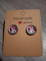 Nieuwe handgemaakte Minnie Mouse oorbellen, Sieraden, Tassen en Uiterlijk, Oorbellen, Overige materialen, Overige kleuren, Nieuw