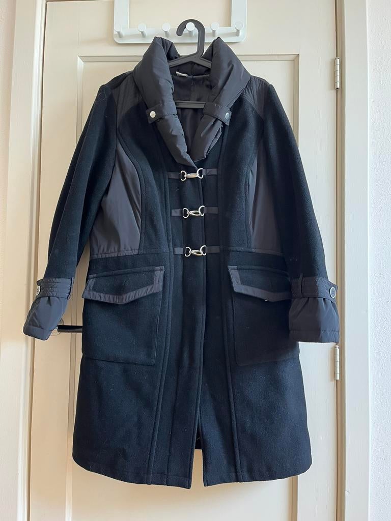 Winterjas maat 46 zwart MSmode, Kleding | Dames, Jassen | Winter, Ophalen of Verzenden, Zo goed als nieuw, Zwart