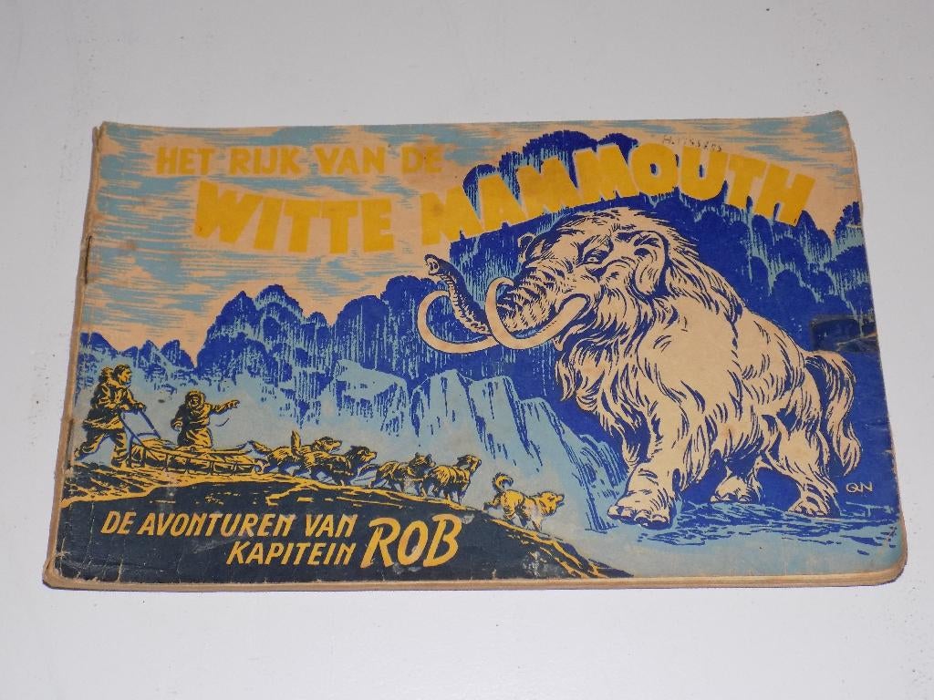 Kapitein Rob - 16_O_Het rijk van de witte mammouth, Eén stripboek, Ophalen of Verzenden, Gelezen, Pieter Kuhn