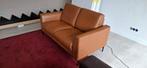 Goossens bank bruin 90x150 cm leer elektrische relaxfunctie, Ophalen, Gebruikt, 150 tot 200 cm, Tweepersoons