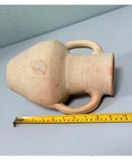 Terracotta vaas met 2 handvatten Amfoor 25cm Antiek antieke, Ophalen of Verzenden