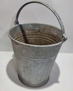 Zinken emmer met hengsel, Ophalen of Verzenden