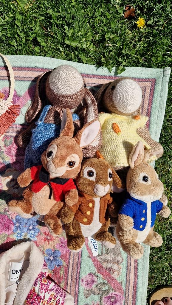 3 kleine haasjes, Ophalen, Nieuw, Stoffen beer, Overige merken