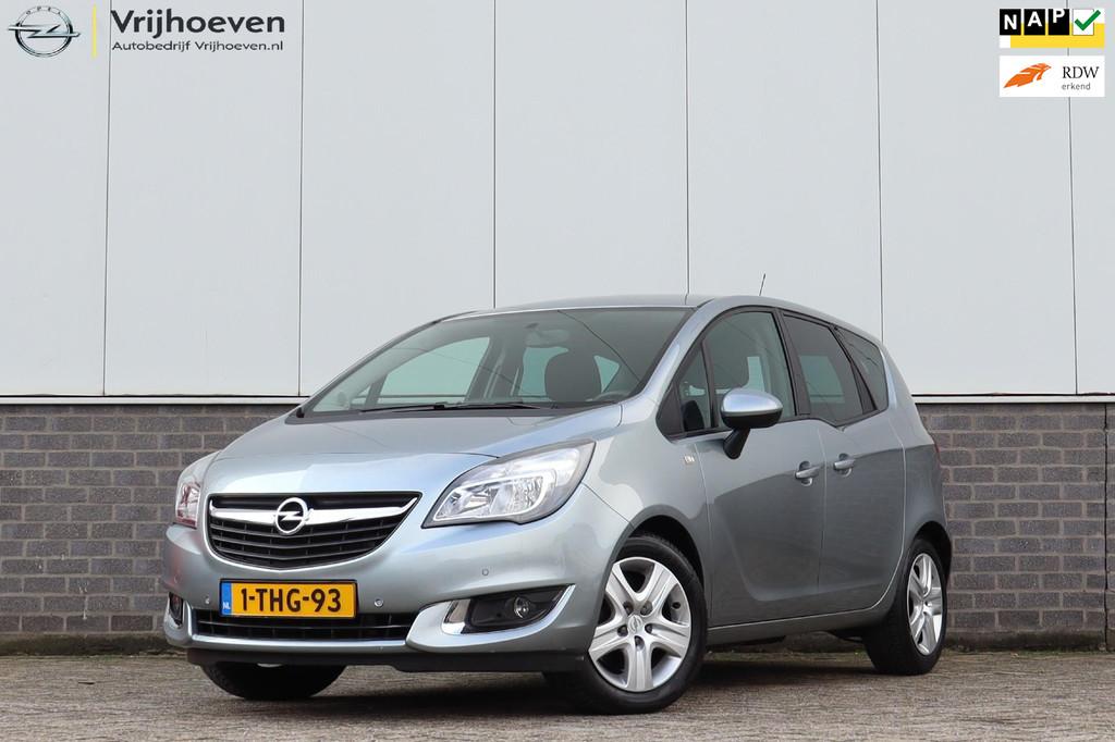 Opel Meriva 1.4 Turbo Design Edition Trekhaak 1e eig NL Auto, Stof, Gebruikt, 4 cilinders, Parkeersensor