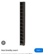 Ikea Gnedby CD kast zwart, Ophalen, Gebruikt, Cd's of Dvd's