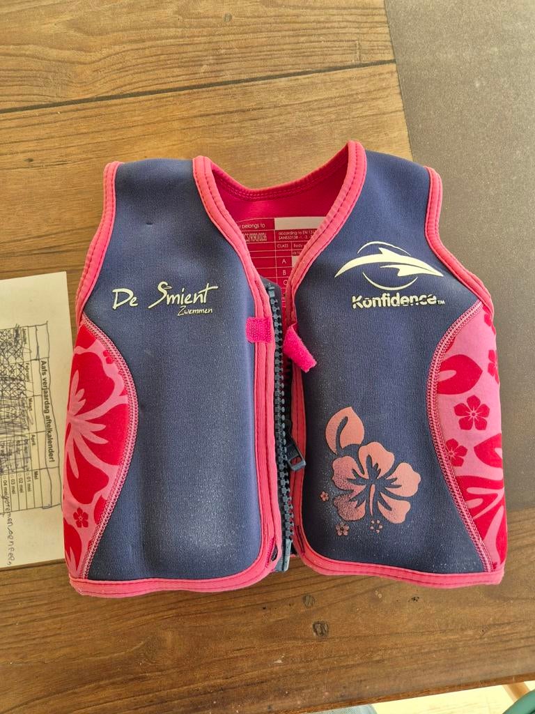 Konfidence zwemvest tot 20kg., Ophalen, Gebruikt, Jongen of Meisje, Overige maten