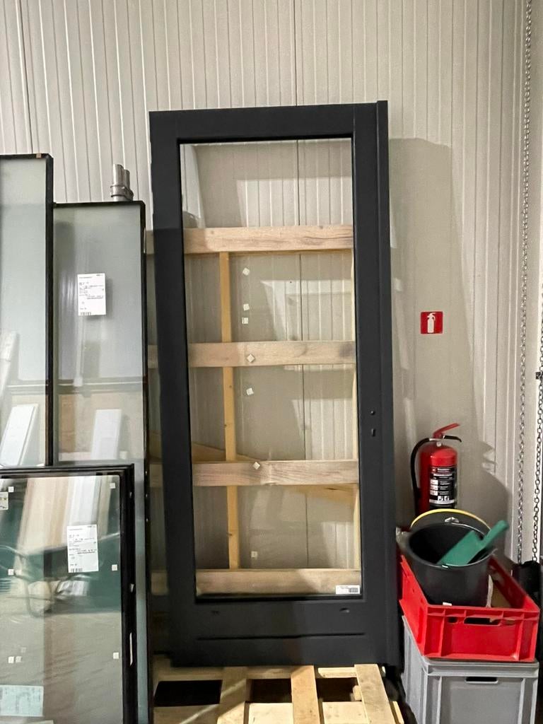 Houten deur 93 x 229 cm links draaien pc 72, Ophalen, Nieuw, Binnendeur, 215 cm of meer