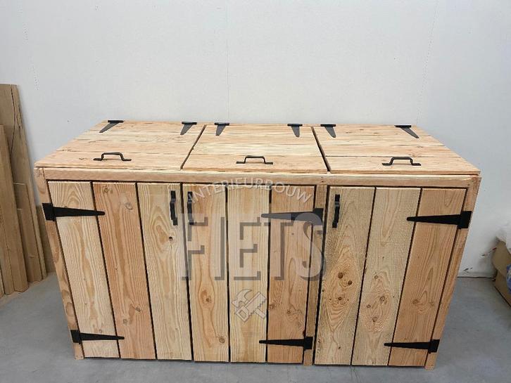 Container ombouw | kliko ombouw 3 delige Douglas hout, Tuin en Terras, Tuinmeubel-accessoires, Nieuw, Ophalen of Verzenden