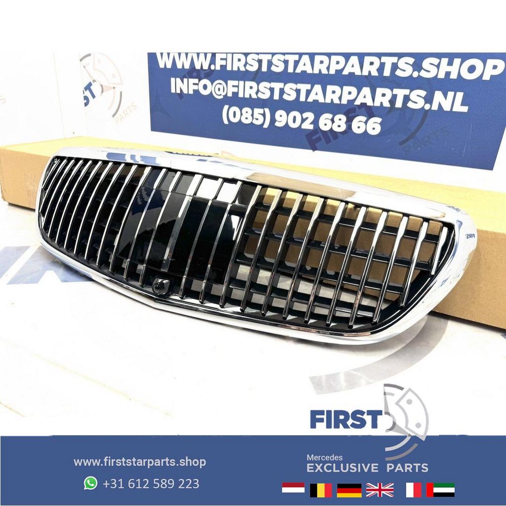 W213 maybach look GRIL VOORBUMPER GRILLE Mercedes E KLASSE 2, Gebruikt, -, Ophalen of Verzenden, -