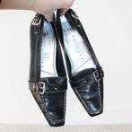 Prachtige Leren Högl Pumps -s9 (Maat 4½/37½) € 45,-, Pumps, Zwart, Ophalen of Verzenden, Zo goed als nieuw