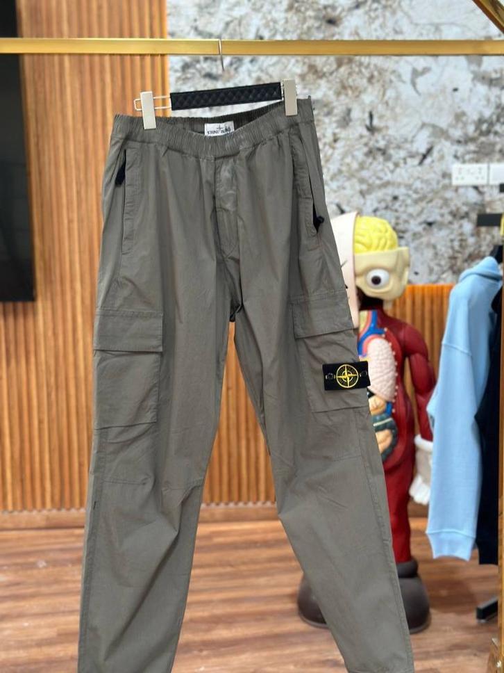 Stone Island Cargo Broeken, Kleding | Heren, Broeken en Pantalons, Nieuw, Overige maten, Zwart, Ophalen of Verzenden