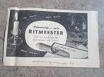 Advertentie Ritmeester sigaren (krant 1957), Verzamelen, Ophalen of Verzenden, 1940 tot 1960, Knipsel(s)