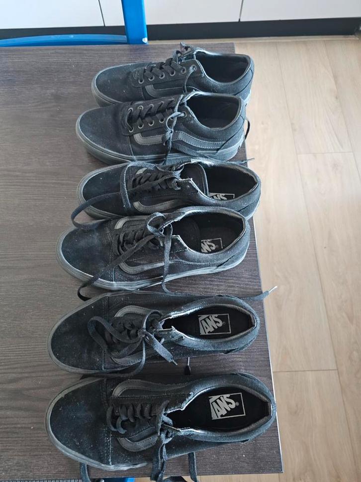 Vans Old Skool Zwart - 3 Paar, Kleding | Dames, Schoenen, Gedragen, Zwart, Ophalen of Verzenden