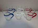 Nieuwe vintage thee glazen 6x, Glas of Glazen, Ophalen of Verzenden, Overige stijlen, Glas