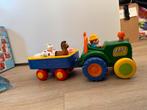 Big Steps Tractor met Aanhanger - Old MacDonald, Ophalen, Zo goed als nieuw, Jongen of Meisje