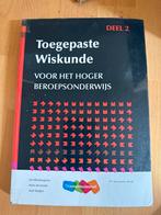 Toegpaste Wiskunde Deel 2 HBO, Ophalen of Verzenden, Zo goed als nieuw, Overige niveaus, Wiskunde A