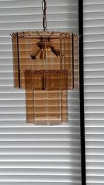 Midcentury Wortmann & Filz Glazen Lamellen Lamp, Ophalen of Verzenden, Minder dan 50 cm