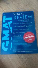 Graduate Management Admission Council) GMAT Verbal Review, Ophalen of Verzenden, Zo goed als nieuw, HBO