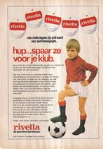 Retro reclame 1971 Rivella Domo frisdrank voetbal zuivel, Overige typen, Ophalen of Verzenden