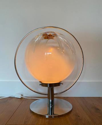 Tafellamp Mazzega 70’s. Hoogte 50 cm. beschikbaar voor biedingen