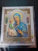 Borduurpatroon van Russische icoon op linnen, Ophalen of Verzenden, Nieuw, Handborduren, Patroon