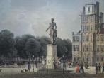 staalgravure kleur beeld Willem II Den Haag, GM Kurz 1858, Antiek en Kunst, Kunst | Etsen en Gravures, Verzenden